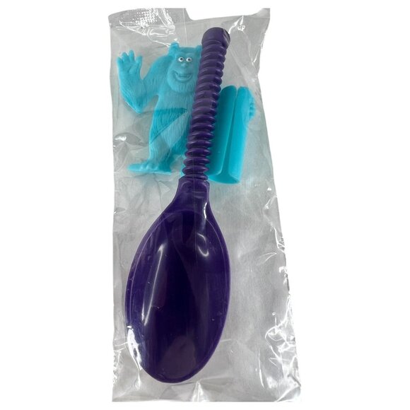 Disney Monsters Inc. Sulley Spinninh Spoon Set Of 2 Kelloggs New Unopened Sealed - Picture 6 of 6